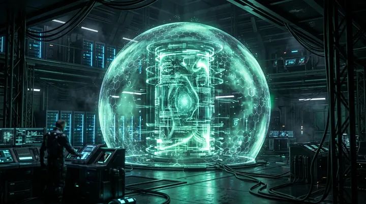 Data Integrity — stylized security illustration