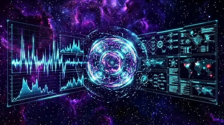 AI Threat Intelligence — stylized security illustration