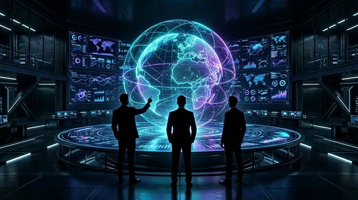 Brand Identity Systems — stylized tech illustration