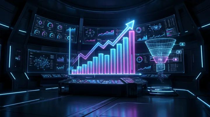 Conversion Optimisation — stylized tech illustration